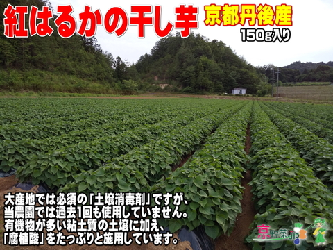 紅はるかの干し芋(京都産)150gx2パック
