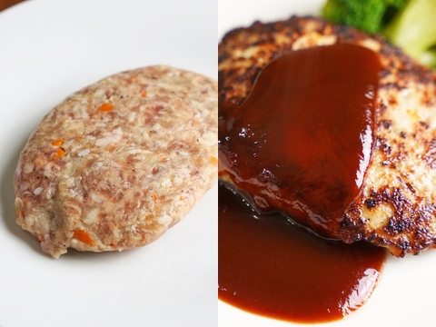 肉汁があふれる！10％の希少厳選豚「だいじょ豚」手造りハンバーグ４個