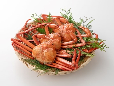【父の日ギフト】『冷凍』佐渡島直送！浜茹で紅ズワイガニ（1杯400g/3杯）