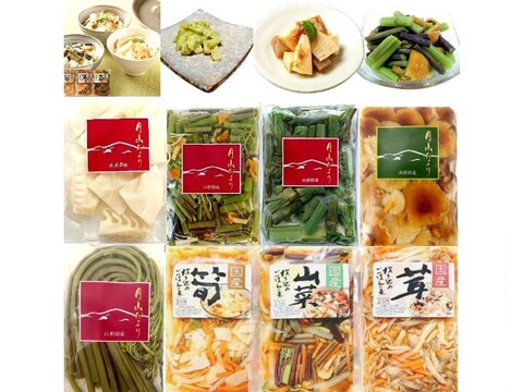 【ギフト🎁】国産天然 山菜きのこ水煮セットＢ