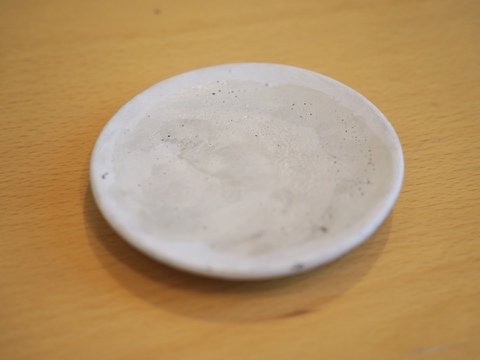 ミニ盆栽【ヤマモミジ×白黒縞陶器】高さ32cm×横18cm