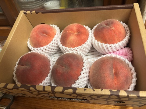 とにかく川中島白桃が食べたいあなたへ！ 8月下旬～9月中旬頃発送 ★特秀品★ 白桃 約2㎏ （5玉～8玉入り）  KANK01-01-01