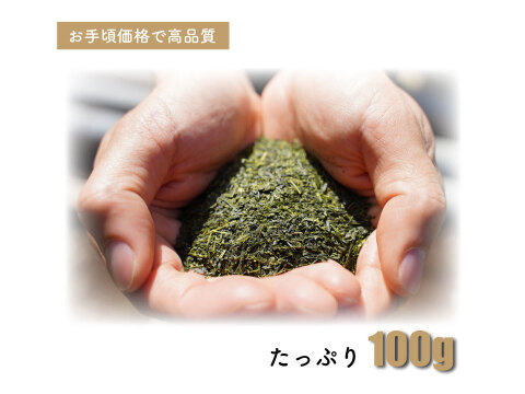 【実質送料無料】 和み／100g（3袋セット）お茶 猿島茶 茶葉 お手頃価格なのに高品質  緑茶 深むし茶