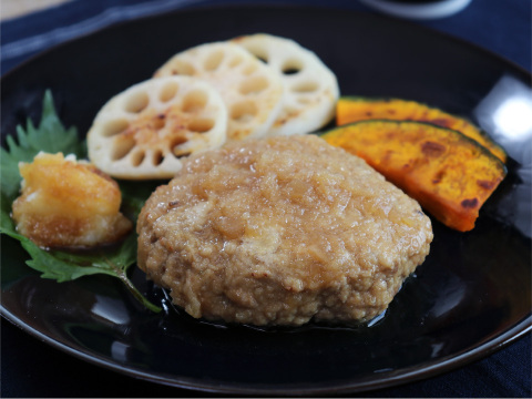 ＜タイムセール＞大根おろしたっぷり！元気豚　和風おろしハンバーグ　140ｇ　【404】