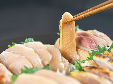 【2025福袋】☆化粧箱☆大摩桜　鶏刺し・鶏焼き食べ比べ（冷凍）