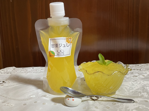 果汁タップリ❗️爽やか甘夏【4ｋｇ】と甘夏ジュレ2個セット❗農薬・化学肥料不使用で安心安全。