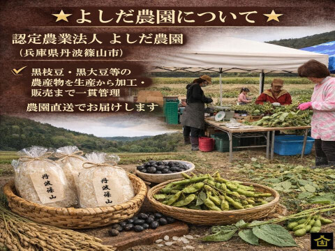 丹波篠山の朝ごはんセット｜黒大豆味噌200g＋コシヒカリ1kg｜農園直送お試しセット｜子どもが喜ぶ味噌汁｜無添加｜天然醸造｜丹波篠山産