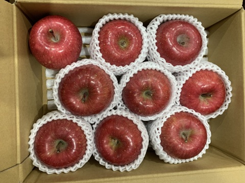 ☆☆☆数量限定再販☆☆☆
【特選クラス　キャップ入り】完熟サンふじ ３kg８～１０個