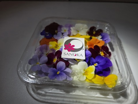 美食の演出！エディブルフラワー『SANOKA』ビオラ スペシャルMIX20輪入り 食用花 ケーキ スイーツ デコレーションにも！