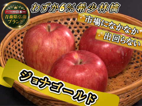 🍎わずか6％希少林檎ジョナゴールド🍎市場になかなか出回らない人気りんご～品種指定探しキャンペーンお試し特価～【冬ギフト】