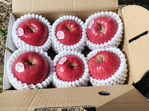 【春ギフト・1kg】ピンクレディー®｜ありがとうを贈る小さなりんご箱｜メッセージカード付