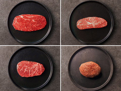 【29の日】［5日間限定］希少ステーキ＆ハンバーグセット：ランプ・ミスジ・イチボ＆プレミアムハンバーグ（660g）