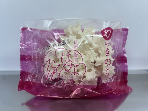 【幻のきのこ】森の白き花。コリコリ食感の生ハナビラタケ（徳用80ｇ10袋）