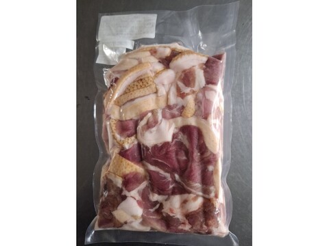 ジビエ　やわらか仔イノシシ【皮付き】　【まかない用】焼肉MIX　480g