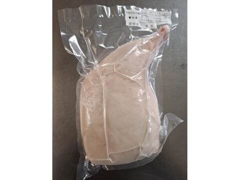 ★キャンプやBBQに！モモ1本丸焼き用★
ジビエ　やわらか仔イノシシ【皮付き】【骨付き】後足　1200g