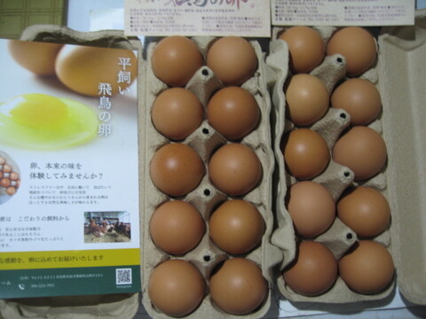 [ご新規様限定]平飼い　生卵20個入り
生卵が食べたくても食べれないご新規様お試し半額❗️〜こってり卵にさようなら〜