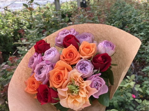 規格外だけど新鮮！オータムブーケMIX　35cm・17本