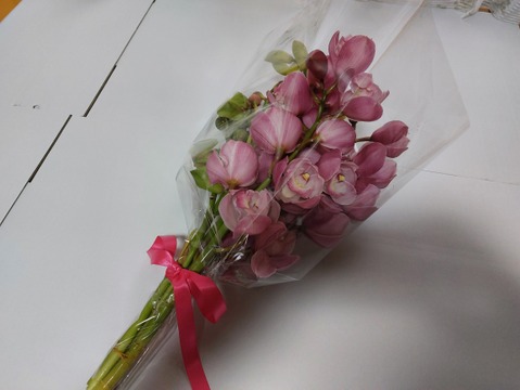 シンビジウムの花束