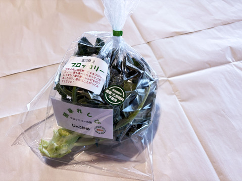 葉も食べられる！ブロッコリー５株（約２㎏）