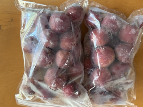 【ひょうキズ大　ワケワケあり】＂冷凍ツユアカネ＂シロップにおすすめです！2kg