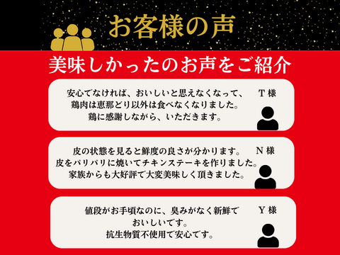 【お一人様1回お試しSET】肉質の違いを楽しむ満足セット『恵那どり』もも・むね肉　各１㎏（冷蔵）
