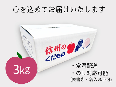希少品種 蜜入り りんご "おいらせ" 長野県 信州安曇野産 3㎏(6～12玉)贈答用