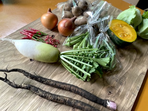 山のミネラルたっぷり！ソノちゃんのこだわり野菜セット7〜9種