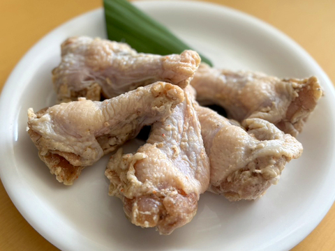 冷凍　手羽元唐揚げニンニク風味【30本】＊簡単調理/お弁当/おつまみ/冷凍可/無添加