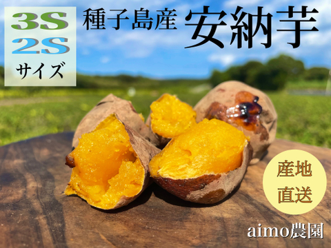 【絶品】aimo農園｜種子島産 安納芋 3S&2S 混合2kg(箱別)
