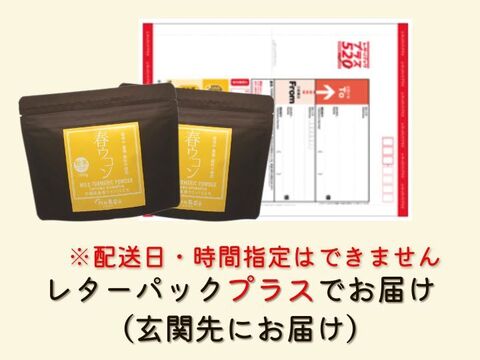 【賞味期限間近セール！】《１００g・２個セット》手軽に健康茶やお料理に！自然栽培 春ウコンパウダー 沖縄県産