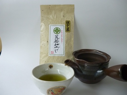 【2022 新茶】ネコポス便　静岡（森町産）深蒸し煎茶【荒茶仕上げ】100ｇ×5本
