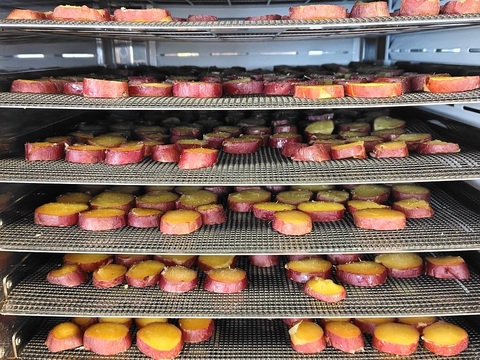 【試作品】ひとくち干し芋90g×3袋（規格外品、大分県産、栽培期間中農薬・肥料不使用、メール便発送）