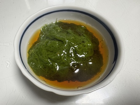 天然の糸モズク　期間限定