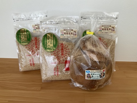 【令新６年新米】　新潟県産コシヒカリ　反町の【発芽前玄米】はとても食べやすいですよ（３㎏）