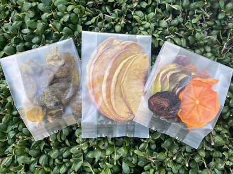 【福袋】ころ柿（干し柿）Lサイズ9個＋ドライフルーツ3袋