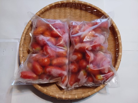 冷凍トマト『イタリアントマトミックス』　🍅！1.5㎏　10セット限り🙇