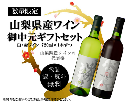 【御中元ギフト】ワイン県山梨を代表するワイン！～梅セット～