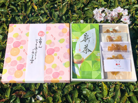 【母の日ギフト】伝統製法の干し芋と新茶のセット　お茶　静岡産