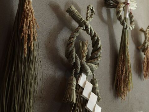 米農家が藁から育てたお正月飾り【招福万来】‐2026‐