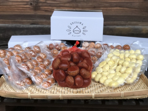 【福袋】【完熟熟成栗】超お得価格！熟成蔵出し特別セット『 Ｌ / 2L / 3L 』1㎏×3袋(計3kg)【限定６０個】