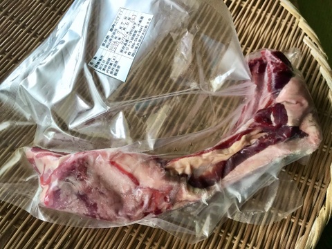 鹿骨付きバラ肉（スペアリブ🍖）／ 焼肉BBQに！岡山県産ジビエ🦌（260707−2）