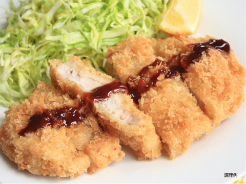 ポークステーキやトンカツなどに！「元気豚 ローススライス（厚切り）　100ｇ×2枚」　【T-010】