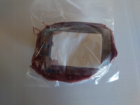 当歳鹿（エゾシカの1歳未満）の人気部位　カメノコ490g
業務用食材をご家庭でも楽しめます。