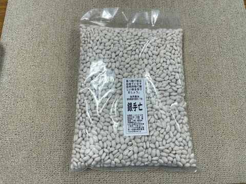 肥料・農薬不使用の自然17年の銀手亡　1ｋｇ
