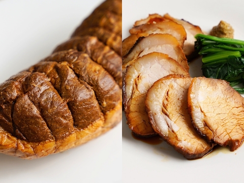 赤身を堪能！茨城で育った"だいじょ豚"の『とっくり焼豚』　１本