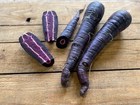 農薬・化学肥料不使用！甘さしっかりダークパープル人参3kg！