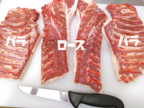 《ジビエ》脂のり◎✨猪肉【ロース400g】ブロック／焼肉・BBQに最適♪