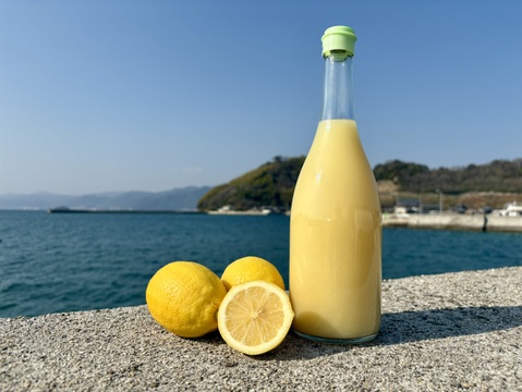 【国産】レモン果汁 720ml (x4本)【無添加・果汁100%】