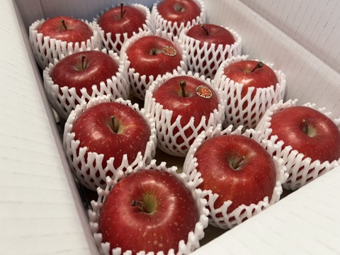 【家庭用】サンふじ 蜜なし   約3kg(12～14個)