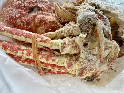 【訳あり】面に傷アリ！お得な高足ガニ1.1kg（3人用）